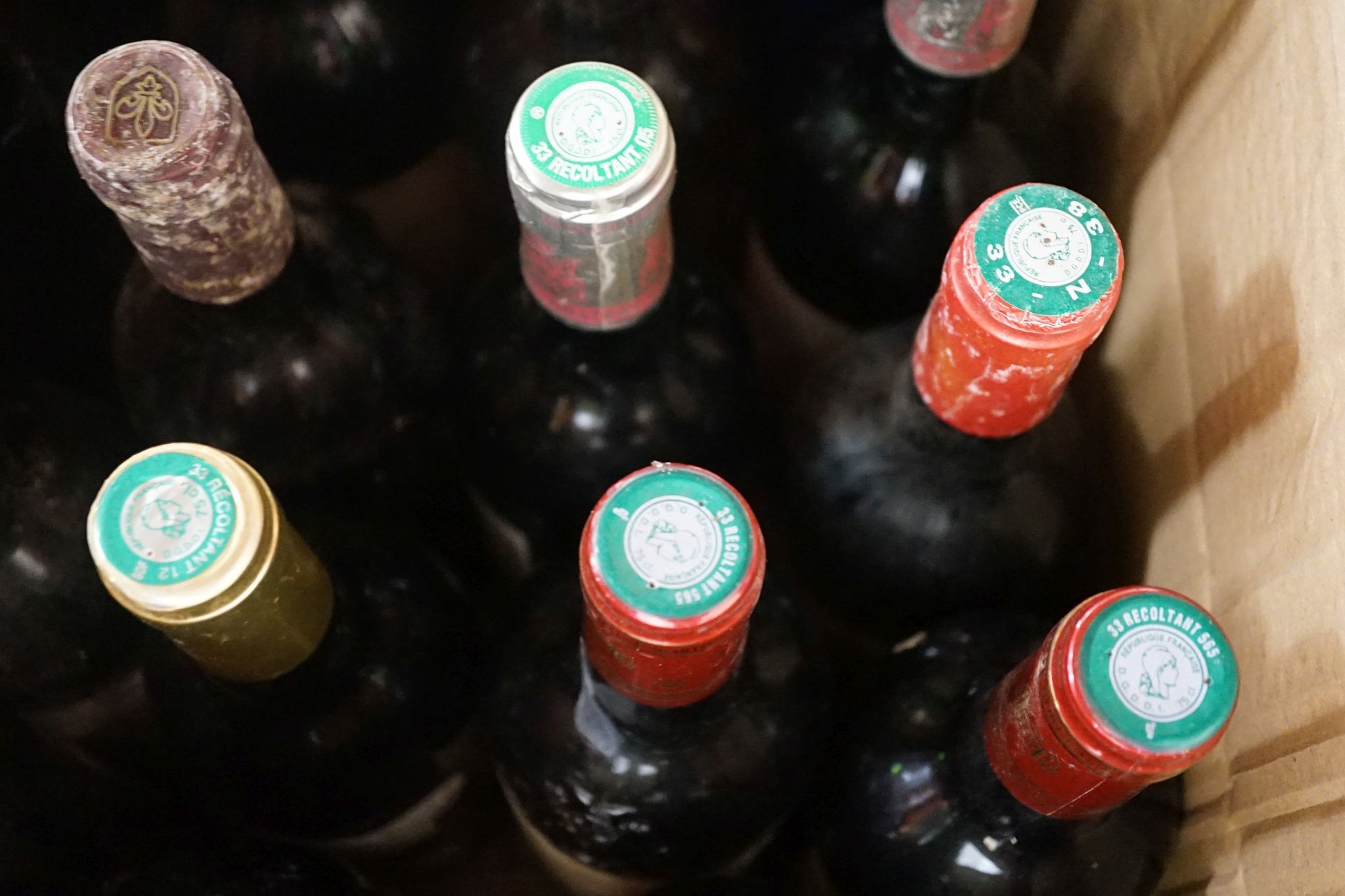 38 various bottles of wine